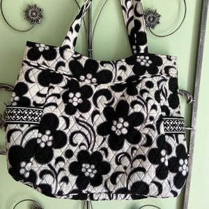 Vera Bradley Night & Day pleated tote